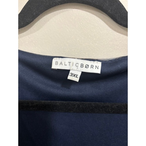 Baltic Born Floral Maxi Dress 3XL Blue Sheer Boho Romantic Cottagecore - Picture 6 of 8